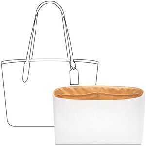 1801 Tote Bag Organizer Insert for COACH City Tote 23 Handbag, Custom Fit